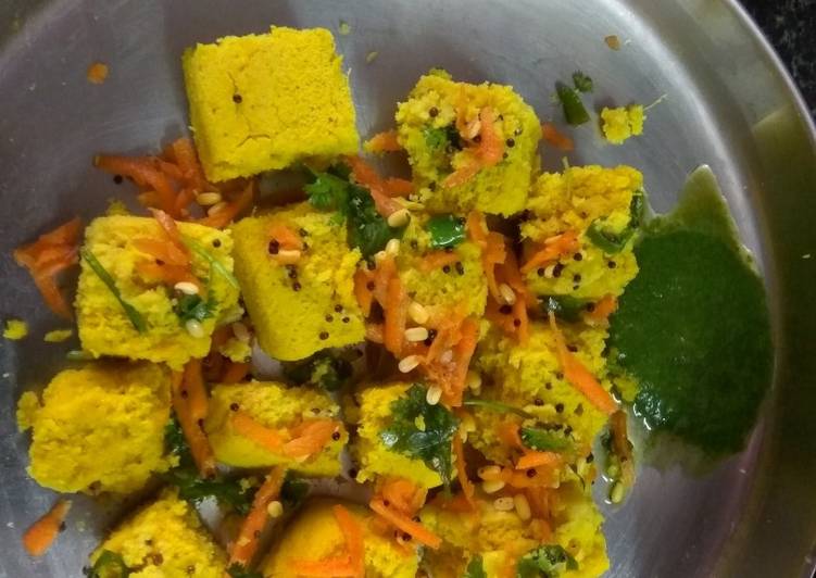 Recipe of Quick Dokla- Rajasthan special