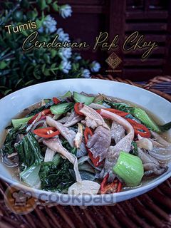Gambar Tumis Cendawan Pak Choy