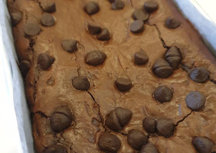 Resep Chewy brownies, Bisa Manjain Lidah
