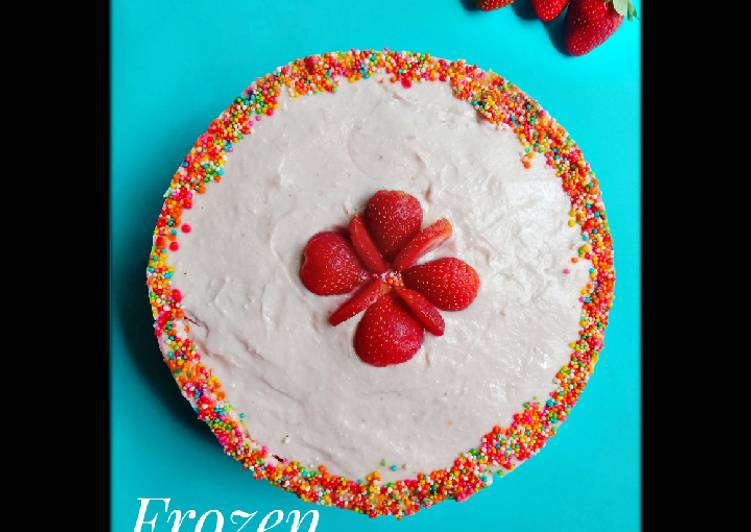 Resep Frozen Strawberry cheese cake yang Lezat Sekali