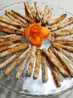 Una foto de Snacks de zanahorias