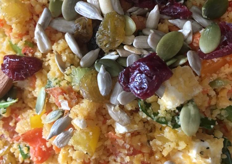 Easiest Way to Make Ultimate Couscous with nuts and seeds