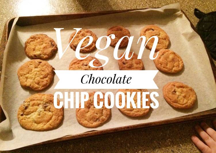 Recipe of Homemade Vegan Chocolate Chip Cookies 🍪