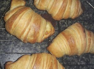 Una foto de Croissant hojaldrados
