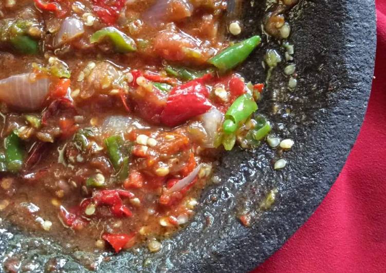 Sambel Terasi ABC dadakan