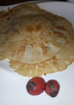 A picture of Strawberry pancake.