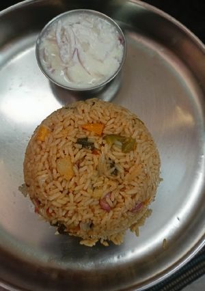 வெஜ் பிரியாணி(veg biryani recipe in tamil) செய்முறை முக்கிய புகைப்படம்