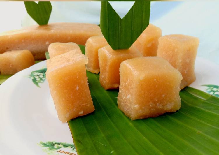 Resep Singkong agar-agar gula merah, manis dan legit Anti Gagal