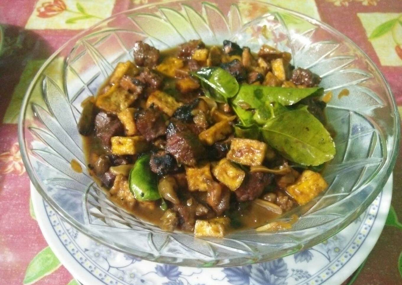 Ongseng kambing bakar ringan