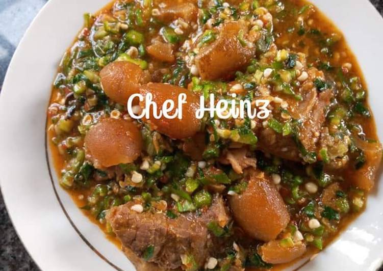 Easiest Way to Prepare Ultimate Okro soup Cooking Basics for Newbies