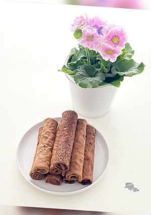 Une photo de Crêpes au chocolat