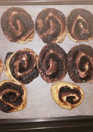 Villámgyors kakaós csiga recept fotója