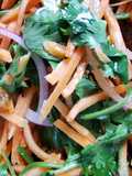 Ensalada de zanahoria con inspiración marroquí