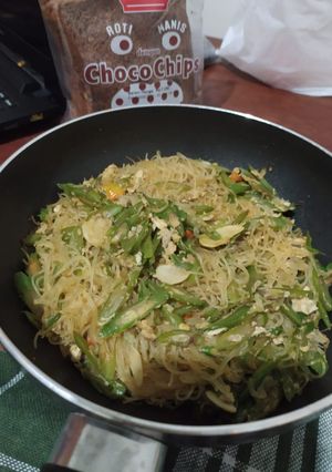 Foto resep Bihun jagung buncis ala anak kost