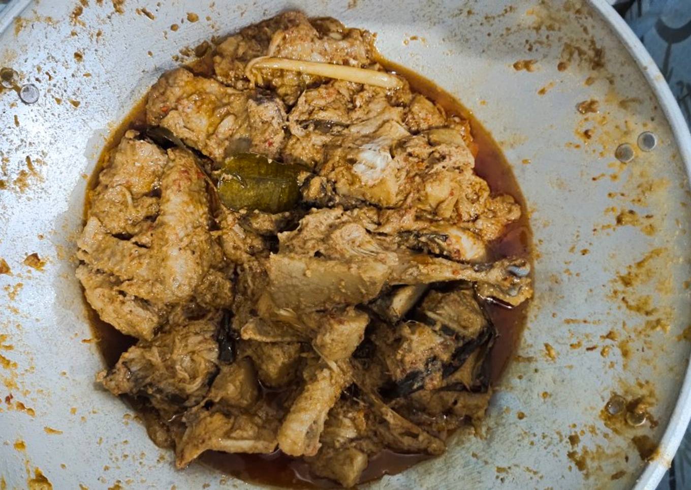 Nangka ayam bumbu rendang simpel