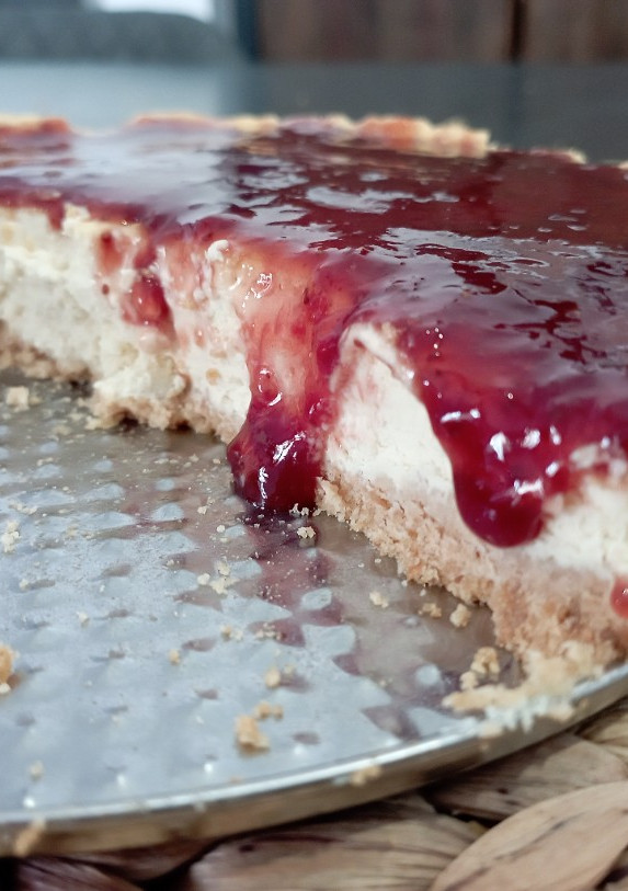 Una foto de Tarta de queso en Air fryer