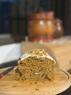 Una foto de Carrot cake