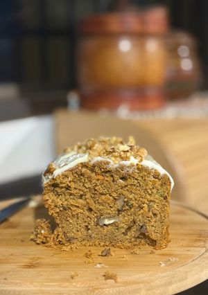 Una foto de Carrot cake