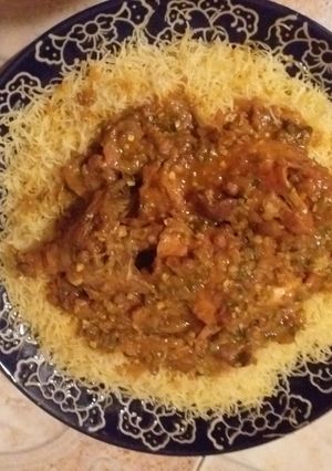صورة لوصفة الشعيرية مفوره بالدجاج