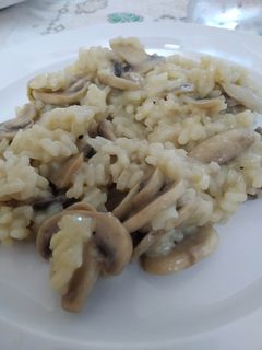 Una foto de Risotto de champiñones light