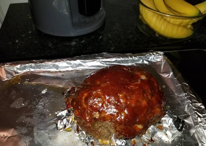 How to Make Tasty Meatloaf for 1, with Glaze