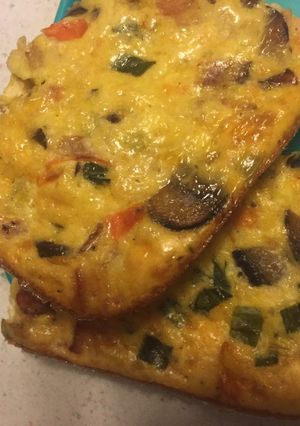 A picture of Crustless Quiche.