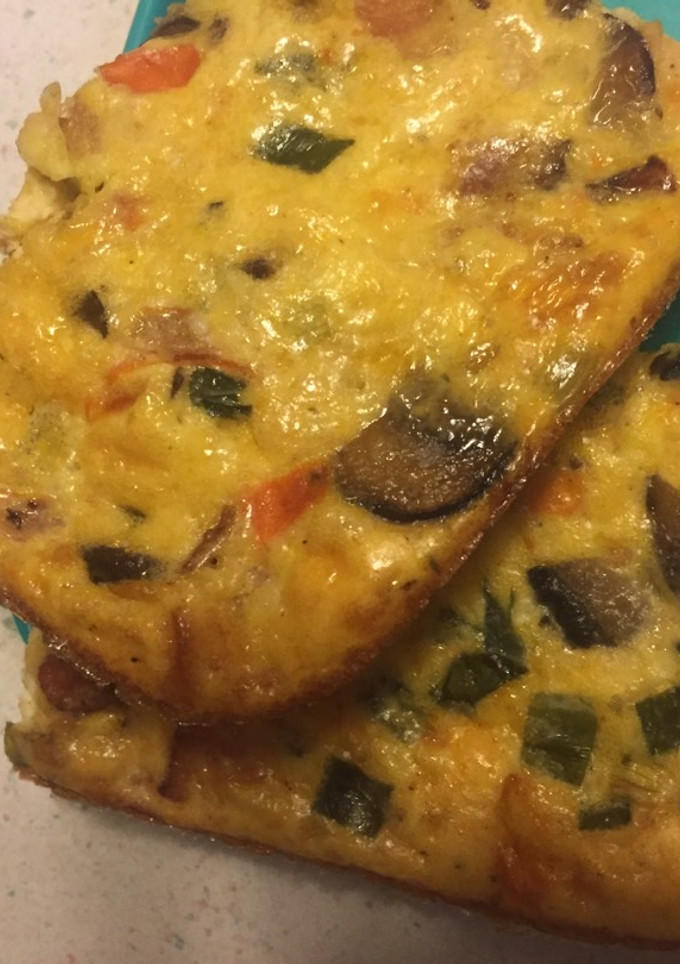 A picture of Crustless Quiche.