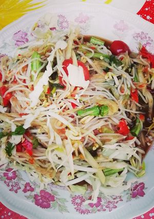 รูปของ ตำสั่วใส่ส้มผัก