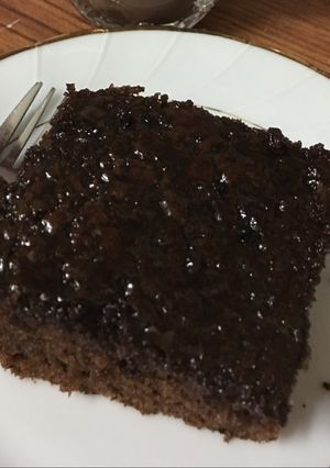 صورة لوصفة كيكة الشوكولاته