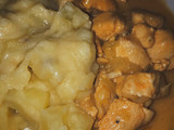 Pollo a la "CREMA" con papas a la "CREMA" (sin crema, necesitas leche)
