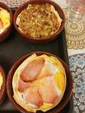 Tartitas abiertas versión celiaca y versión vegana