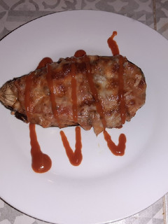 Una foto de Berenjenas rellenas