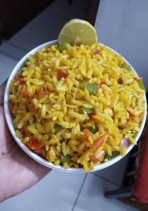 A picture of Murmure(Puffed Rice) ki Chatpati.