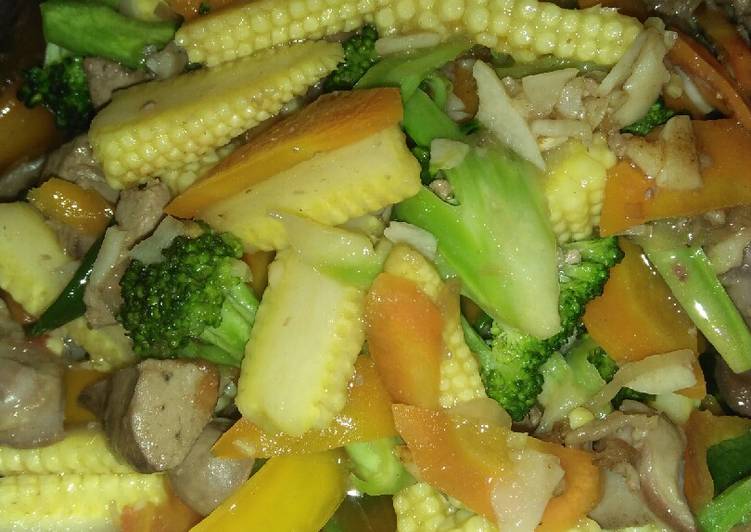 Langkah Mudah untuk Menyiapkan Capcay sayur ati rempela yang Sempurna