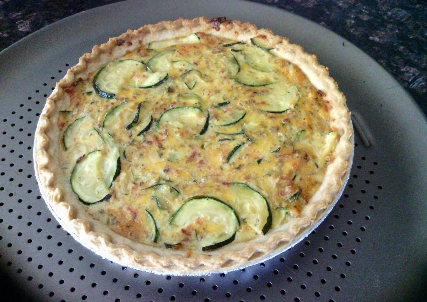 Crescent Zucchini quiche