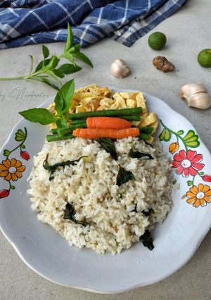 Foto resep Nasi goreng kencur daun kemangi