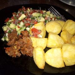 A picture of Roasted potatoes.