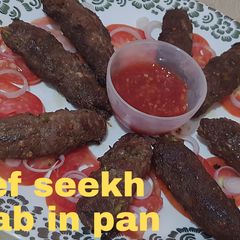 A picture of Beef seekh kabab.