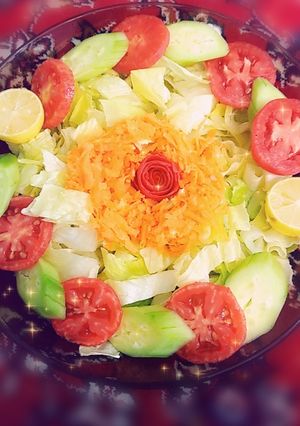 عکسی از دستور دیزاین سالاد💚💚