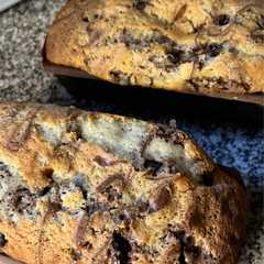Una foto de Budín marmolado