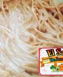 Espagueti integral a la crema de queso