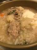 ข้าวต้มหมูผักรวม