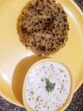 Sabudana Thalipeeth with koshimbir (maharastrain style)