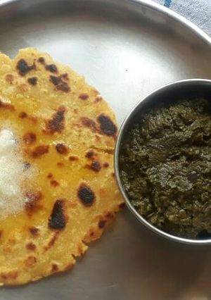 A picture of Makki Ki Roti.