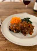 Port-braised SHORT RIBS with star anise