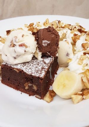 Une photo de Brownie au Nutella et aux noix
