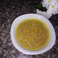 شوربه لسان عصفور طيب 😋😋😋-レシピのメイン写真