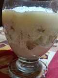 Postre en copa sabor apple pié sin azúcar