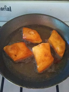 Una foto de Torta frita