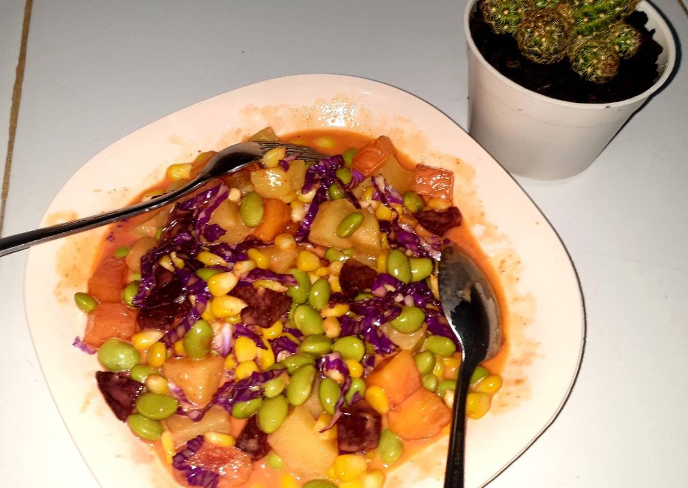Salad Edamame en bit
